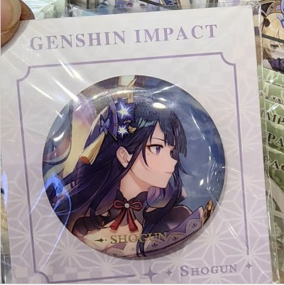 スポット正規品原神テーマ/縦絵シリーズ缶バッジバーピースカラー紙ペンダント人形|undefined