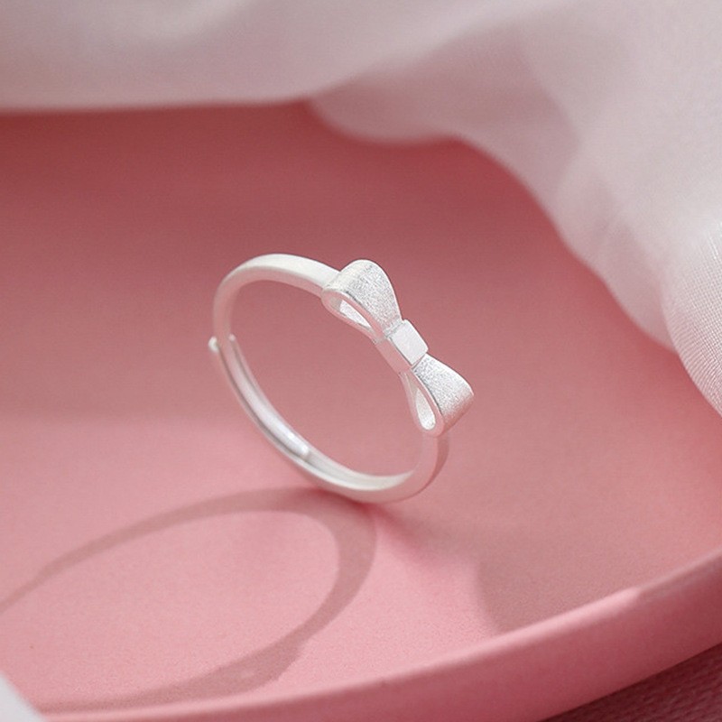 브러시드 보우 링