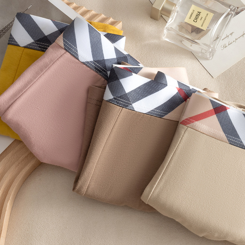 Pantalones íntimas de hombre algodón antibacteriano, pantalones de corta