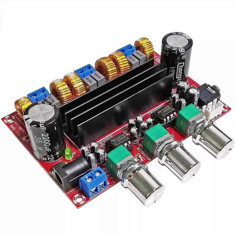 XH-M139 2.1チャンネルデジタル功放板12v-24v広電圧TPA3116D2 2*50W 100W|undefined