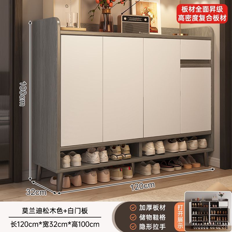 门口鞋柜家用大容量网红入户玄关柜2024新爆款多层收纳经济型鞋架|undefined