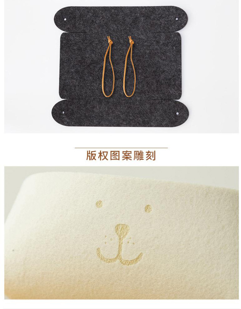 毛毡收纳篮_玄关钥匙小收纳盒北欧毛毡收纳篮小收纳筐杂储子--