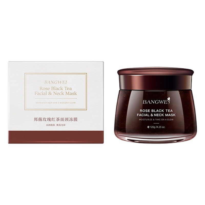 Rose Black Tea Jelly Mask Anti-Wrinkle Firming Mask Hydrating and Moisturizing Improving Facial Black Tea Smearable Jelly Mask