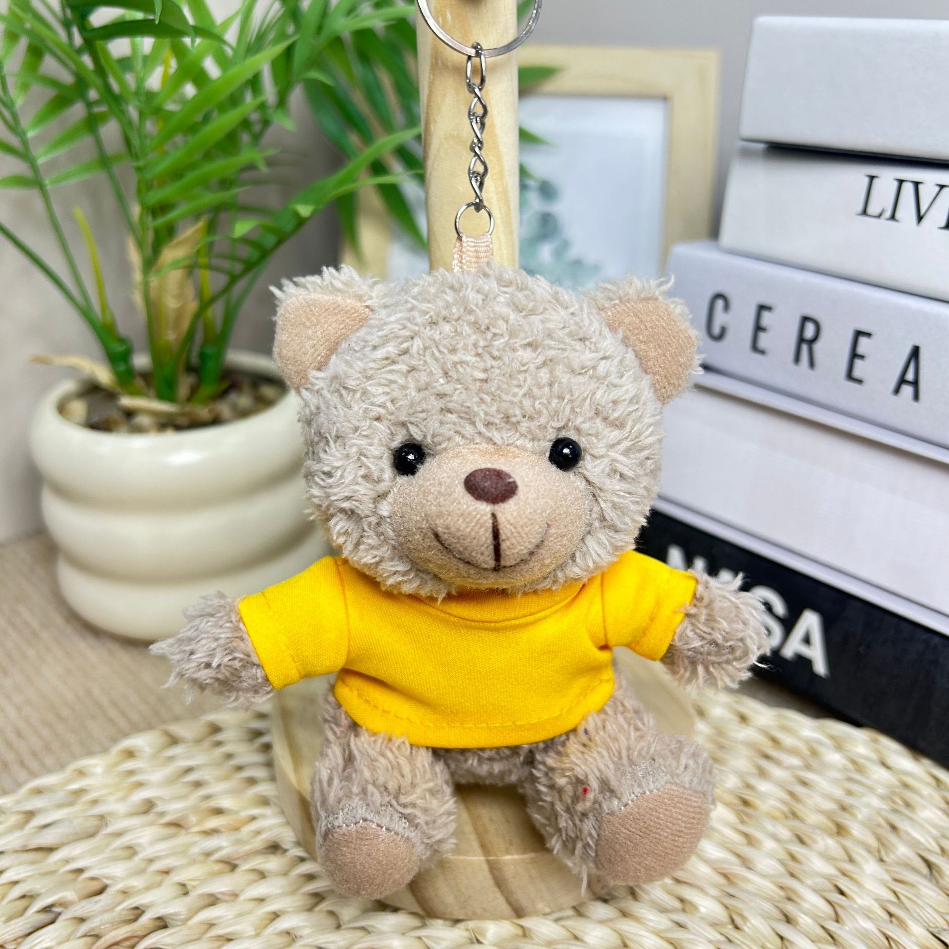 Colgante camiseta Teddy Bear muñeca Teddy Bear muñeca juguetes de peluche temporada de graduación logotipo corporativo regalo muñeca tela