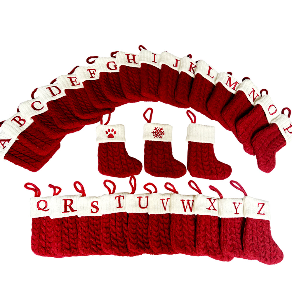 圣诞袜新主图白背景