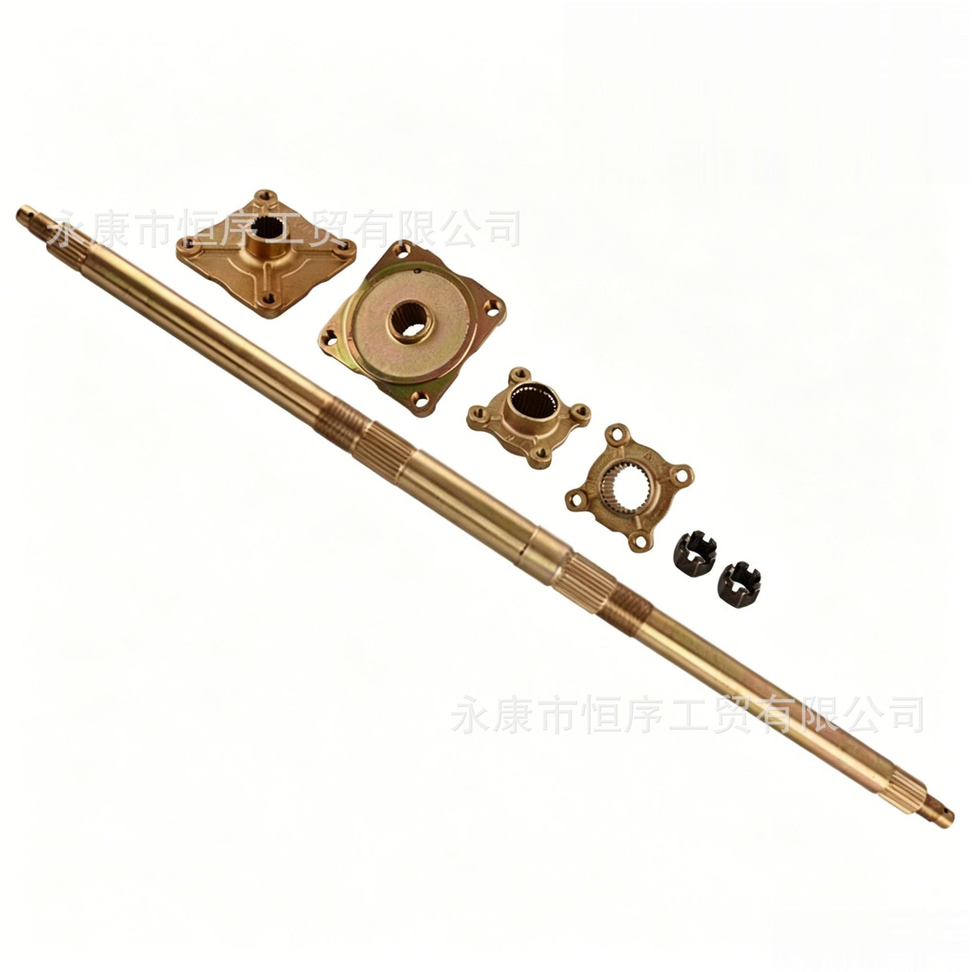 Atv Small Dinosaur Big Bull Beach Vehicle Modification Parts 110-250Cc Rear Axle Sprocket Hub Fixing Flange