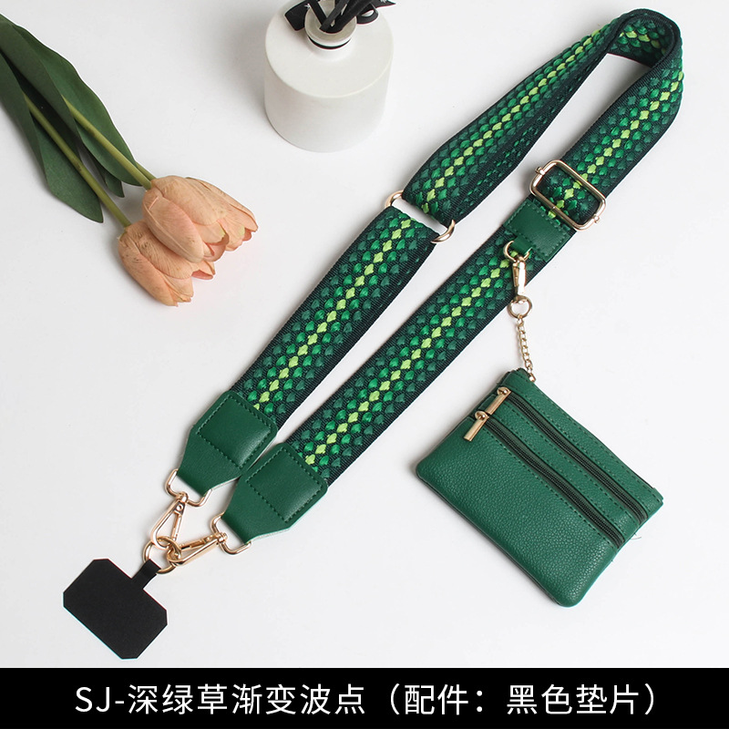 SJ-짙은 녹색 잔디 그라데이션 물방울 무늬