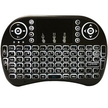 迷你键鼠i8空中飞鼠2.4g键鼠干电锂电