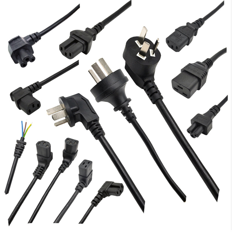 国标AC插头电源线3C认证国内电源连接线电饭锅电脑主机风扇电源线