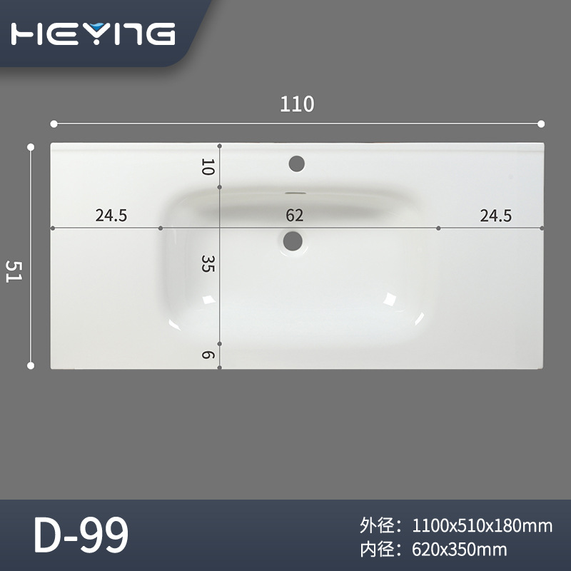 lavabo de cerámica lavabo de baño de gran tamaño lavabo esmaltado lavabo izquierda y derecha lavabo doble lavabo lavabo de cerámica integral lavabo image 13