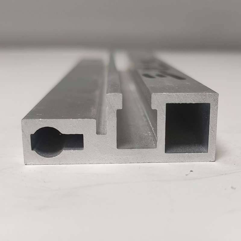 Profil de aluminio molde abierto procesamiento CNC personalizado pista de aleación de aluminio canal abierto u-sanguineta barrera de vidrio fábrica de extrusión de oxidación