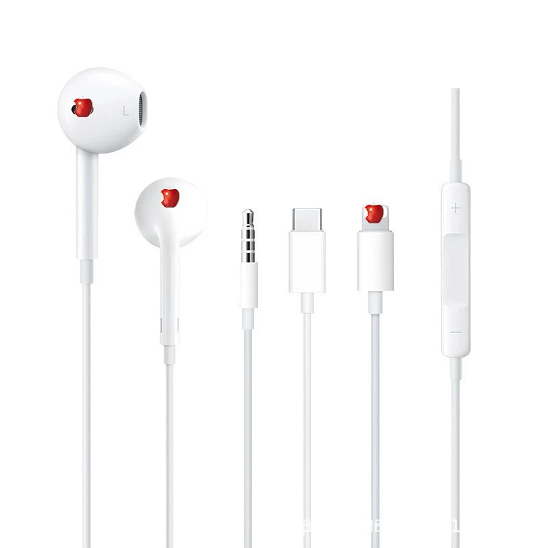 Яблоко, Huawei, Xiaomi, Vivo, белые совместимые наушники, планшетный телефон, ноутбук