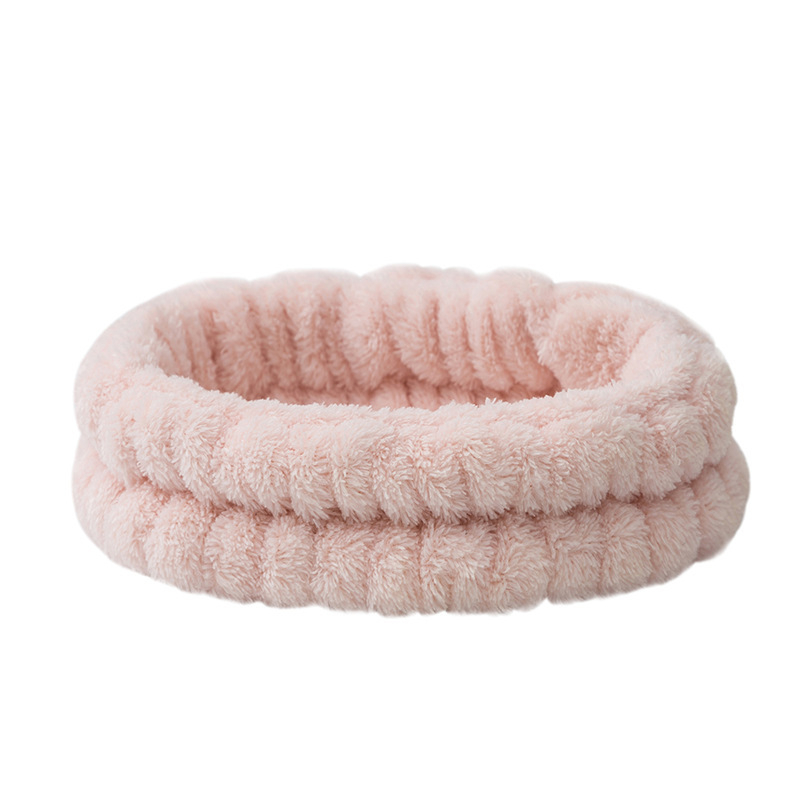 25# tooth pink hair tie with three elastics