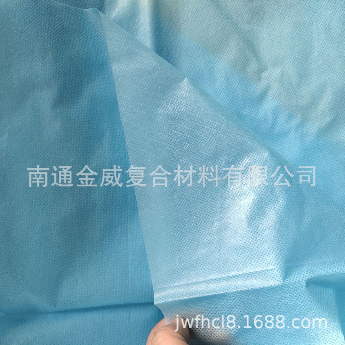 PE淋膜无纺布 覆膜纺粘无纺布 防水一次性民用隔离服无纺布