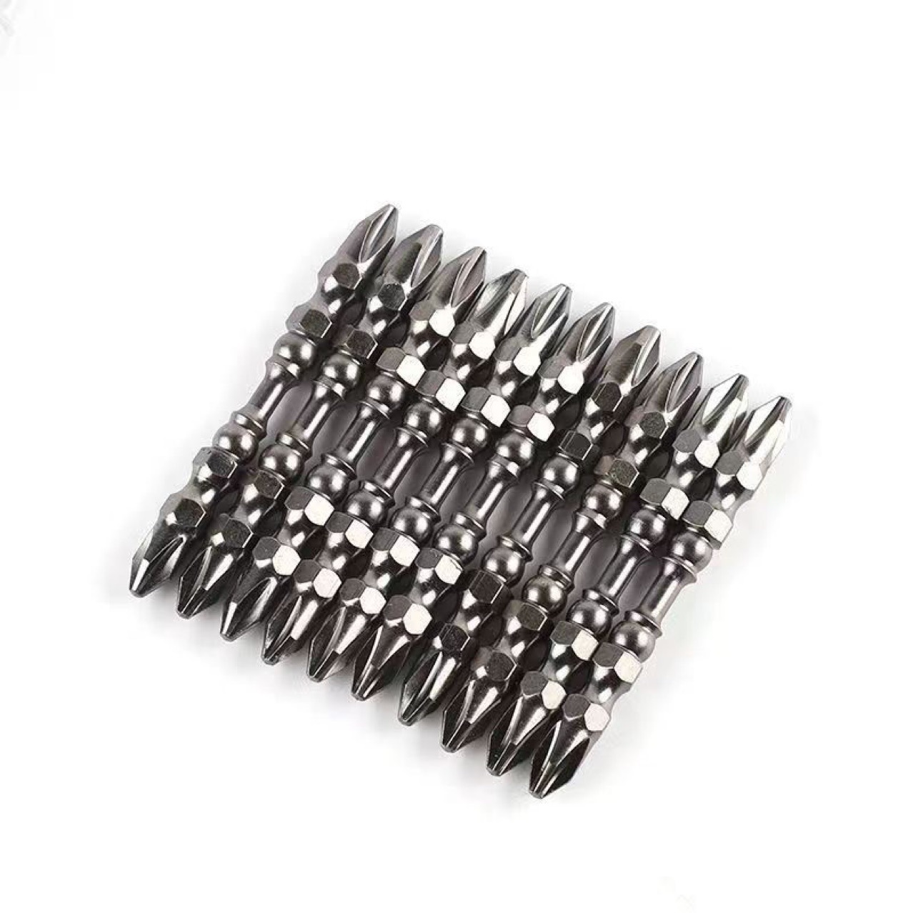 强磁高硬度螺丝批头双头十字风批头PH2电动螺丝批头钻头