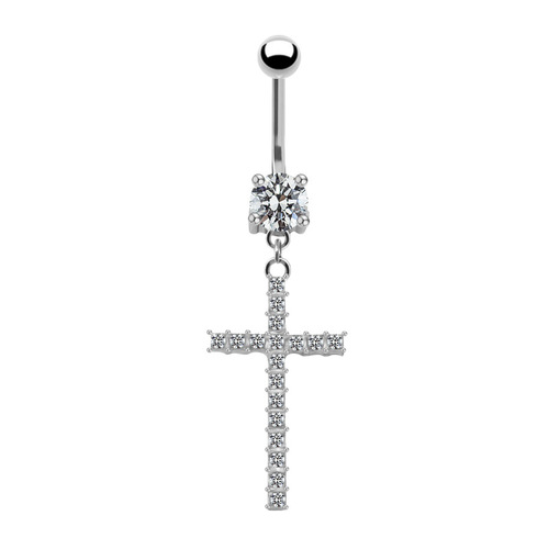 Gaby European and American cross-border cross navel ring navel ornaments navel nail pendant navel ring body piercing jewelry