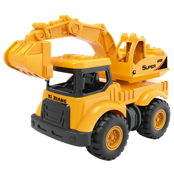 Children's inertia car toy car inertia car engineering car excavator bulldozer puzzle suit stall wholesale