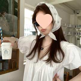栀香白茶 花边套装休闲连衣裙吊带上衣图片色其他有吊牌