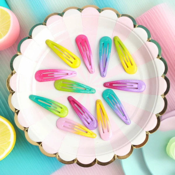 Duckbill Clip Accessories Handmade Hair Clip Simple Colorfulful Hair Clip Does Not Hurt Hair Broken Hair Clip Side Clip Bangs Clip Wholesale