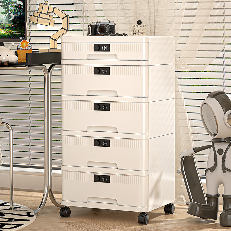 Locked Storage Cabinet Valuables Privacy Document Locked Drawer Storage Box Family Certificate Layered Storage Artifact