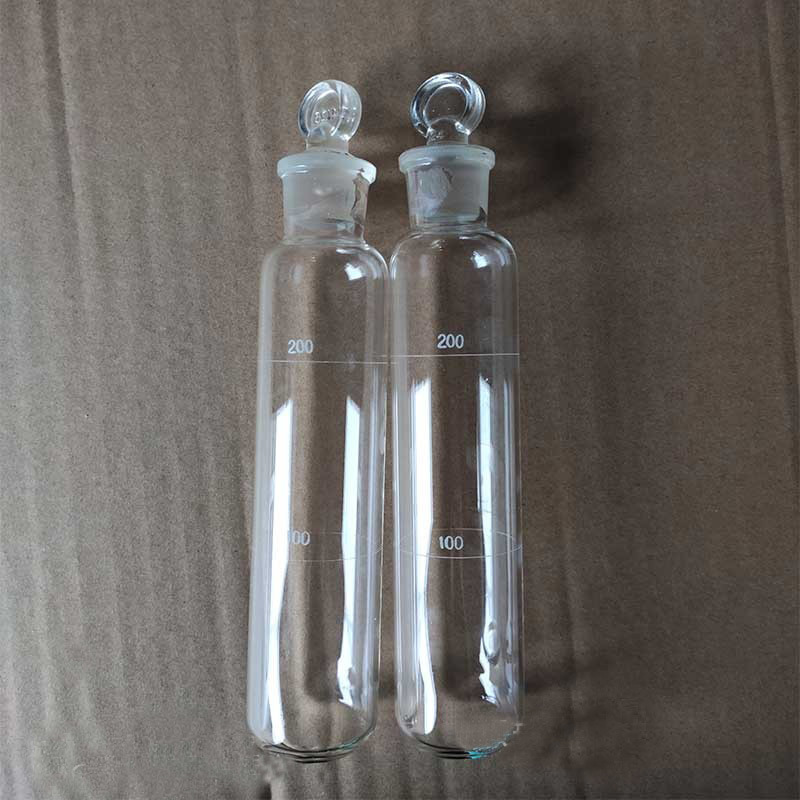 100ml液位线玻璃磨口塞冷冻试验样品管（圆底）Q40mm*240mm高硼硅