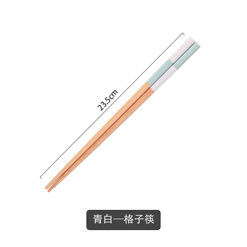 Palillos impresos japoneses, palillos de madera para el hogar, conjunto de palillos largos puntiagudos creativos para un solo jugador, palillos para el hogar