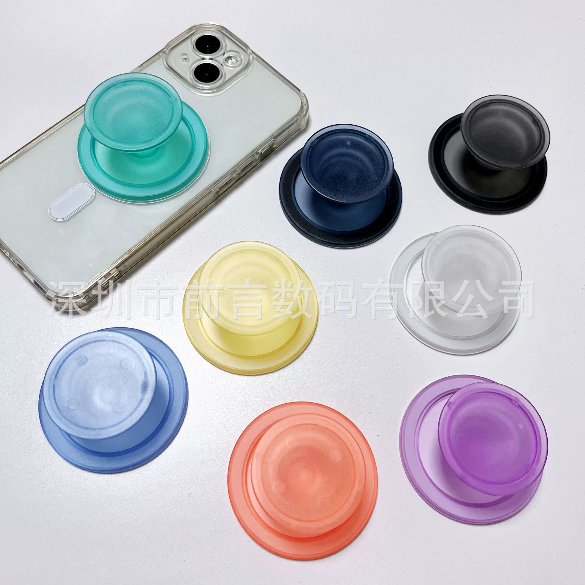 Сильный Магнитный всасывающий кронштейн подушки безопасности мобильного телефона Встроенный Матовый полупрозрачный Магнитный всасывающий кронштейн цветной магнитный всасывающий кронштейн подушки безопасности мобильного телефона