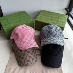 古典的なジャカード文字野球帽ファッションアヒルの舌帽ネット赤爆金高級品男女モデル日焼け止め日よけ帽