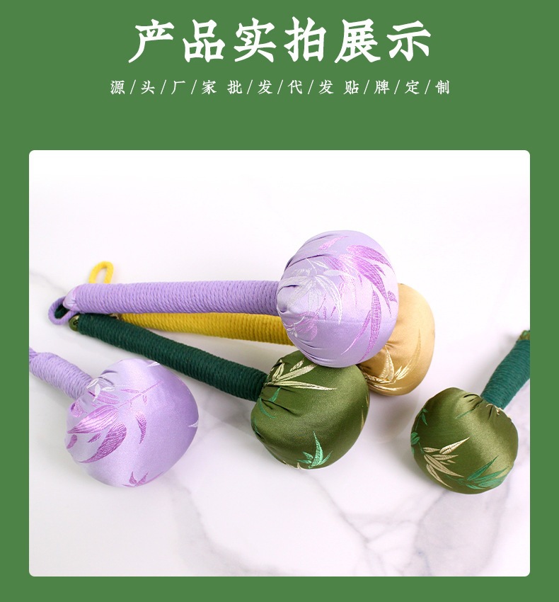 Mugwort Moxa Hammer Ai Cao Chui 35cm Herbal Massage Stick for Wellness and Relaxation preparation