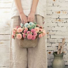 婚慶裝飾蒲公英束仿真花廠家假花綠植物批發工藝品INS跨境MW83116