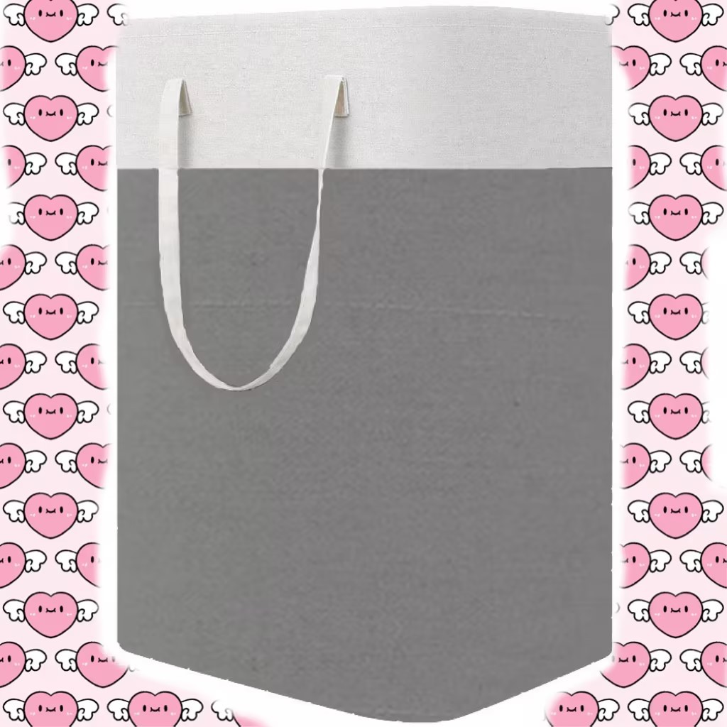 Bolsa de almacenamiento de tela de Amazon transfronteriza cesta de almacenamiento de tela cesta de lavandería plegable a rayas ropa sucia edredón de algodón en movimiento