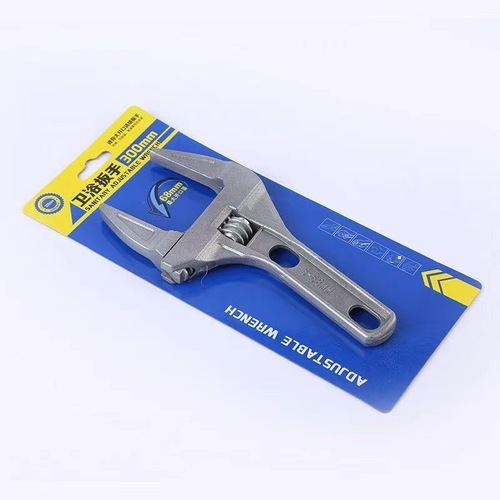 Large opening 6-68mm bathroom wrench multi-function tool short handle plumbing installation adjustable wrench
