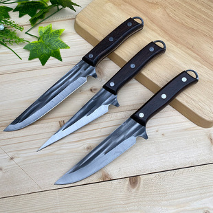 Household chicken wing wood hammer pattern bone cutting knife slaughter forging straight knife killing pig cattle sheep cutting knife stainless steel bone cutting knife