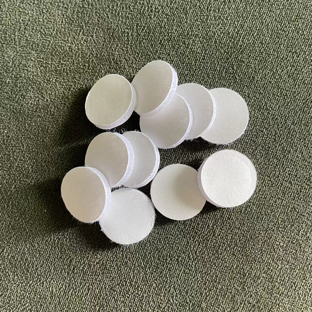 Cuadrado sofá titular redondo fuerte adhesivo velcro con pegamento corte música pegajosa hebilla con punto Madre y hebilla femenina