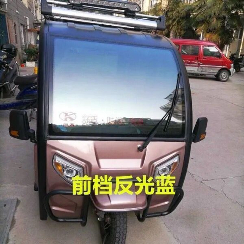 alto aislamiento térmico triciclo eléctrico de cuatro ruedas protector solar aislamiento térmico explosión protector solar película de vidrio de protección de la privacidad película solar