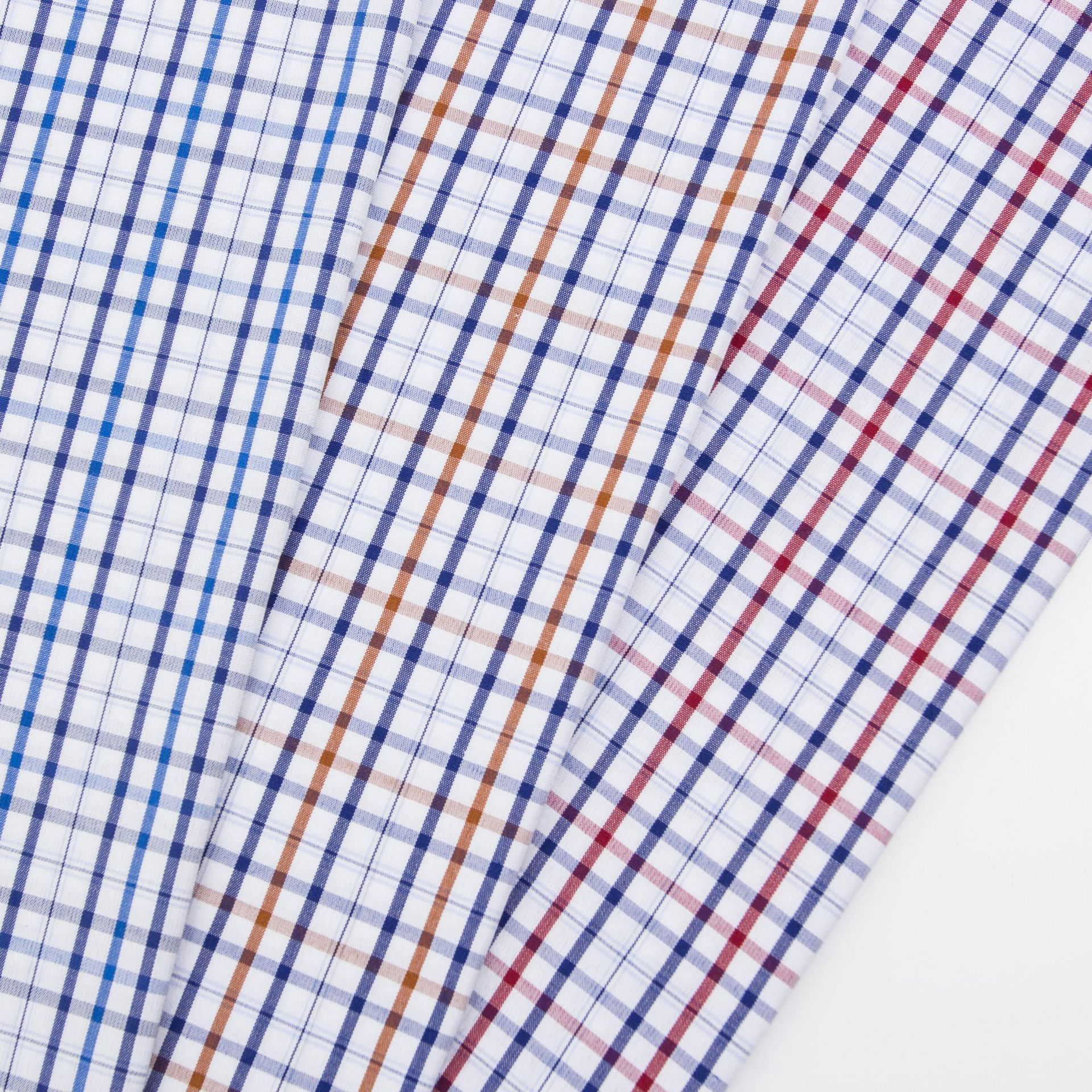 现货供应春秋涤棉格子布男装女装童装发饰