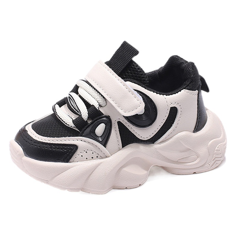 Zapatillas deportivas casuales de otoño 2026 para niños, modelo Panda, para niños y niñas, con suela suave y malla transpirable.