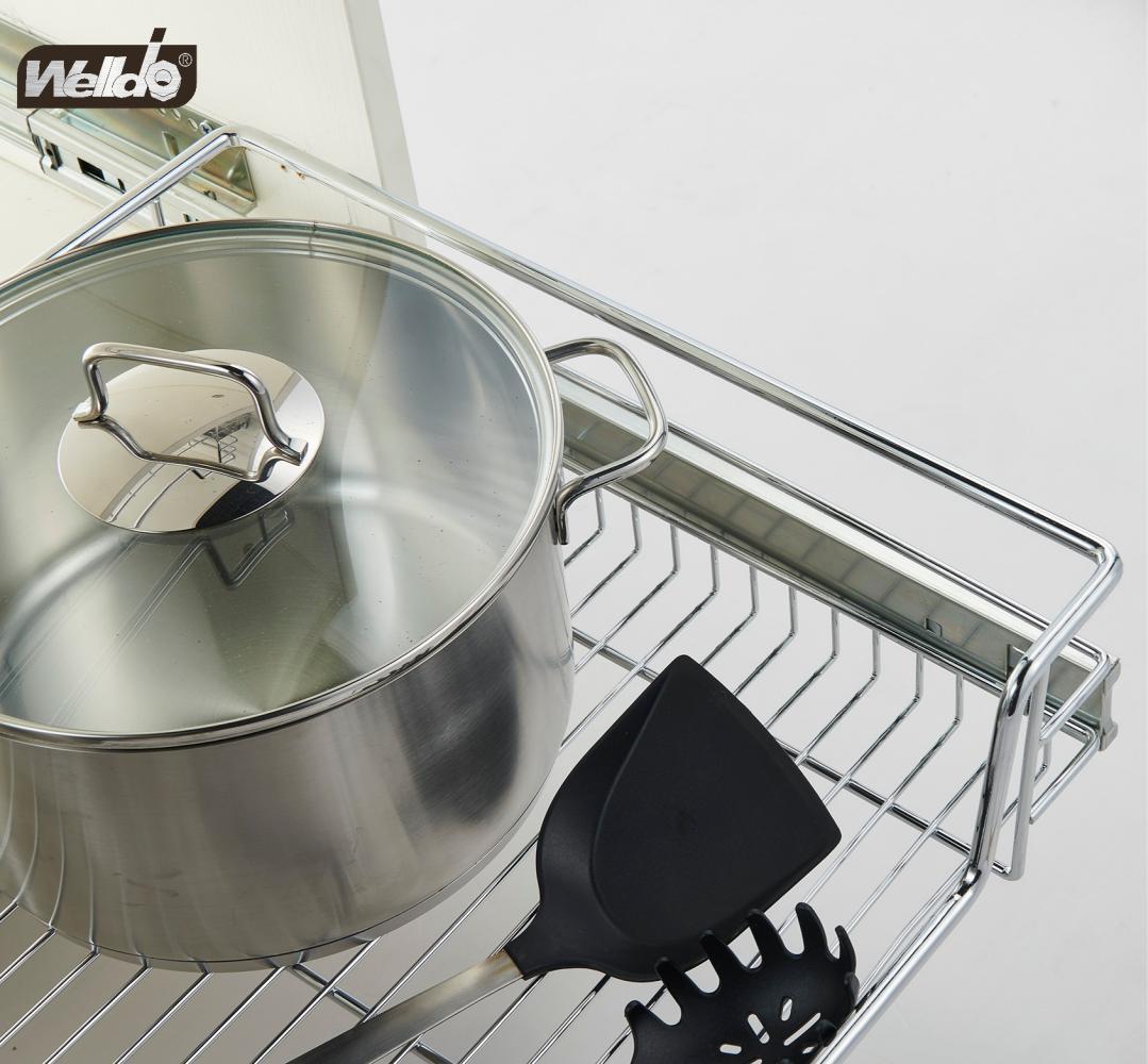 Welldo纬东 厨房地柜抽屉式炉台拉篮橱柜抽屉式炉台拉篮平拉篮
