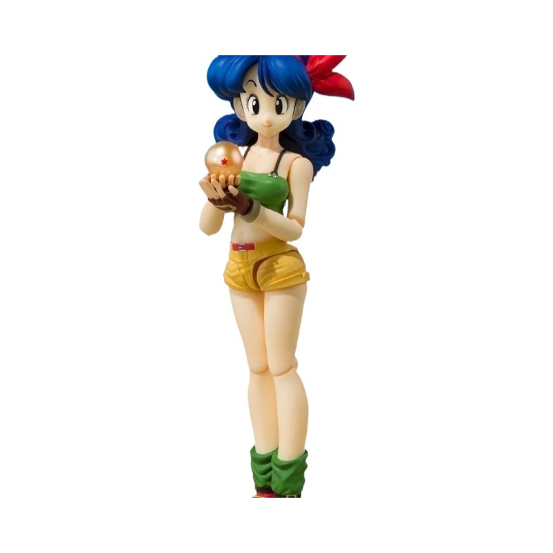 Домашнее подвижное Seven F Dragon Ball Приключения начинаются SHF девушка синего цвета волос Lanqi флеш-талисман модель игрушка