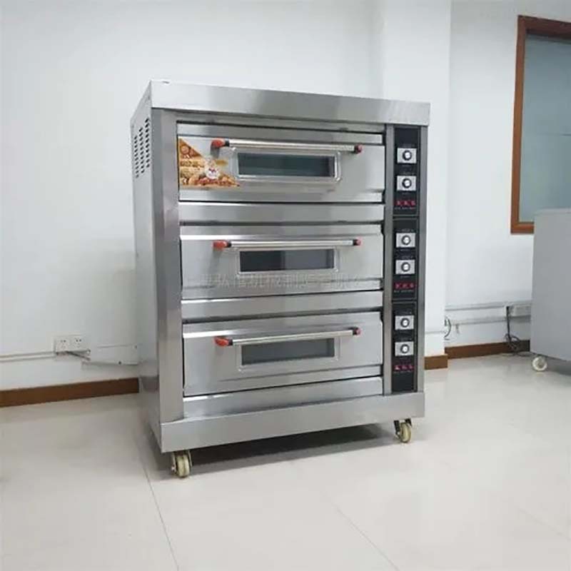 广东恒联披萨电烘炉恒联热风循环电烘炉学校酒店面包房用燃气烘炉