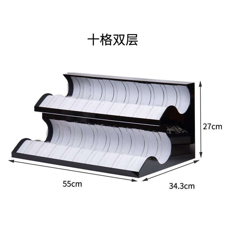 덮개가 없는 이중층 10개 구획