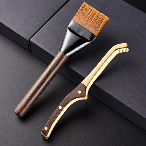 Tea clip three-piece set Kung Fu tea set accessories tea tweezers non-slip tea cup tea clip set stainless steel