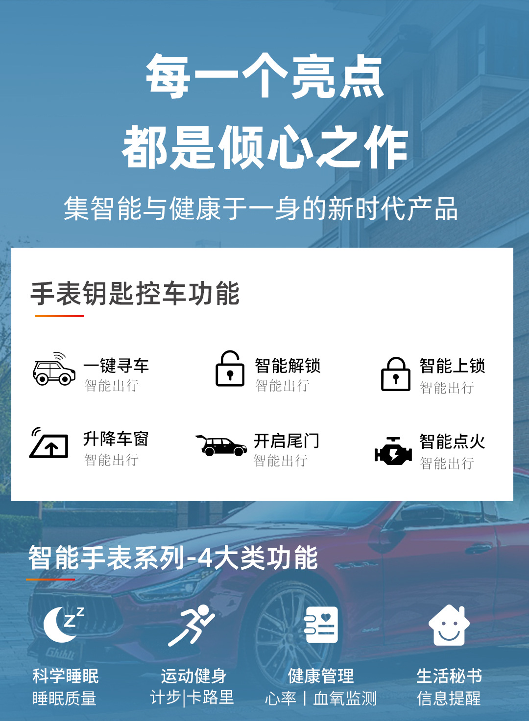 Lexe Smart Watch Car Key Control Universal Car Key Car Key Watch Integrated Car Key