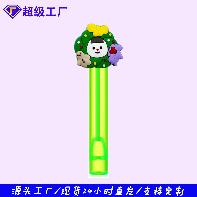 メーカー卸売サンタクロースシリーズバブル水スティックサマーパーティーカラフルなミニバブルスティック装飾ギフト|undefined
