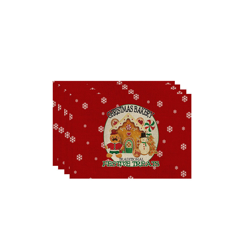 メーカー直販起爆クリスマスシリーズ図案シリーズレストラン洋食マットキッチンレストランの食事マットは多種の選択肢がある|undefined