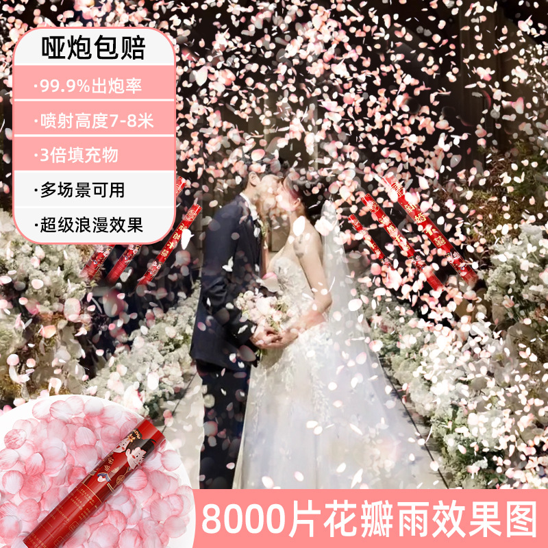 웨딩 [핑크꽃잎비] 더블필링-60모델 (4개)