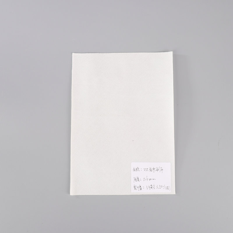 Wholesale white double-sided spunlace shoe material luggage lining double-sided spunlace cross-laid net spunlace non-woven fabric