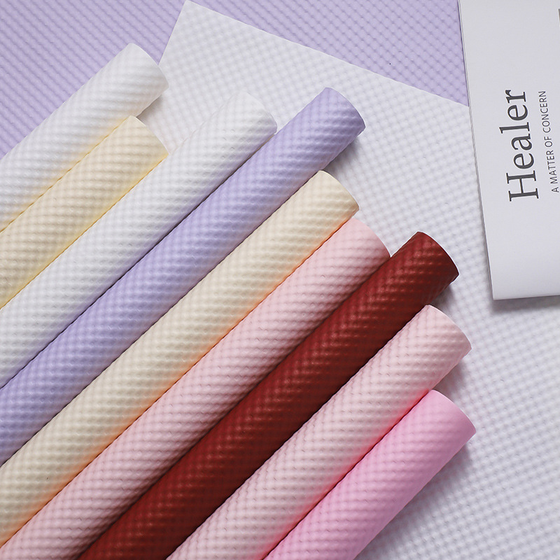 Papel de embalaje de flores estereoscópio relieve ondulado punto de papel artístico kraft ramo de flores papel de envoltura de flores hecha a mano DIY material de envoltura de flores