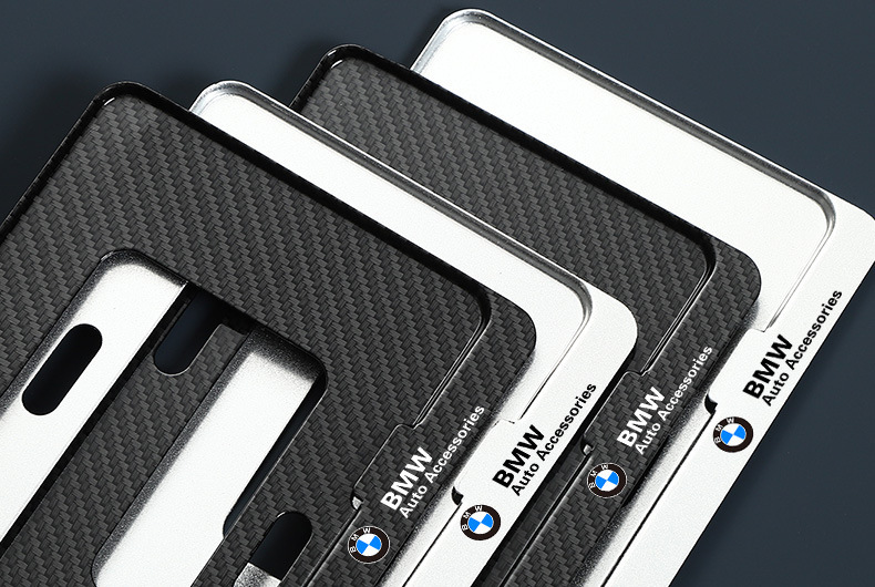 Suitable for Bmw License Plate Frame New 3 Series 5 Series 1 Series 7 Series Car License Plate Frame X1x3x5x6x4 License Plate Frame