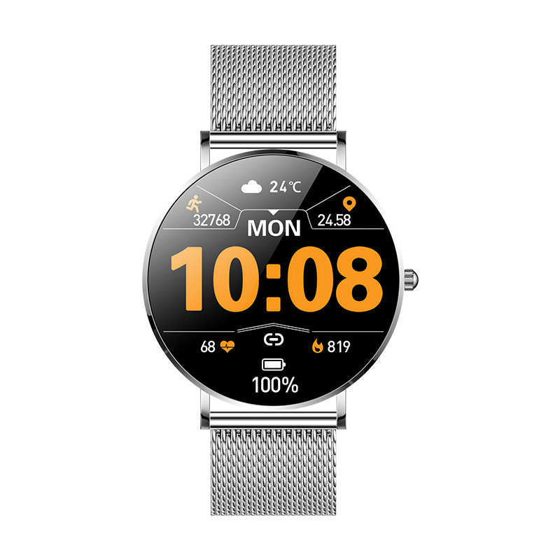 Nuevo reloj deportivo de moda T8smartwatch teléfono móvil transfronterizo ultra-Delgado ritmo cardíaco presión arterial reloj inteligente a prueba de agua